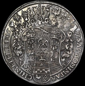 Augustus II the Strong as Frederick Augustus, Thaler 1697 IK, Dresden - beautiful