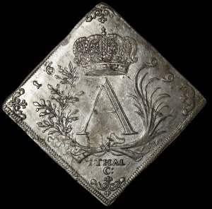 Augustus II the Strong, Klip of the shooting thaler 1699, Dresden