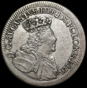 Augustus III Saxon, Sixth of 1755 EC, Leipzig - rare