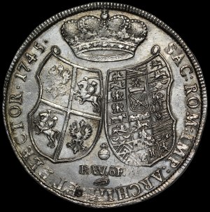 August III Sas, Thaler 1745 FWóF, Dresden