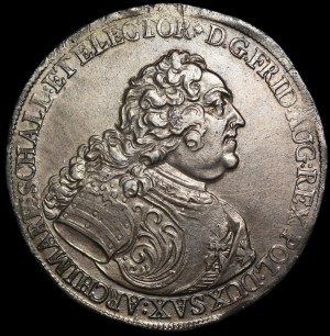 Augustus III Sas, Vicar thaler 1740, Dresden