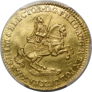 Augustus III Sas, Vicarage ducat 1742, Dresden