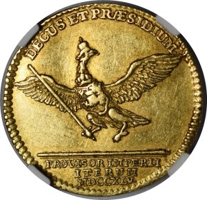 Augustus III Sas, Vicarage ducat 1745, Dresden