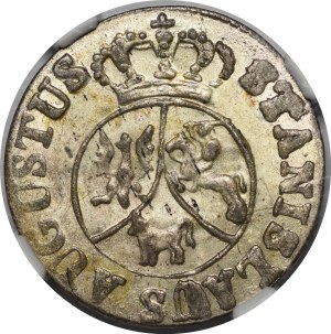 Stanislaw August Poniatowski, 6 copper pennies 1795, Warsaw