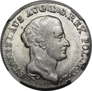 Stanislaw August Poniatowski, 1794 MV two-zloty, Warsaw - rare and beautiful