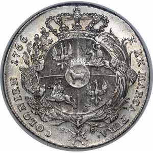 Stanisław August Poniatowski, Talar 1766 FS, Warszawa - zbrojarz - odmiana
