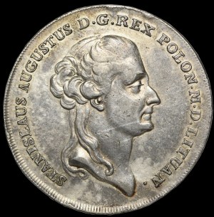 Stanislaw August Poniatowski, 1788 EB thaler, Warsaw - beautiful