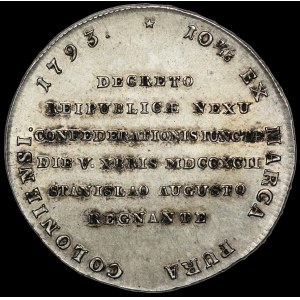 Stanisław August Poniatowski, Talar targowicki 1793, Warszawa - piękny i rzadki