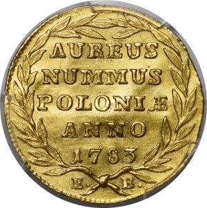 Stanislaw August Poniatowski, Ducat 1783 EB, Warsaw - very rare