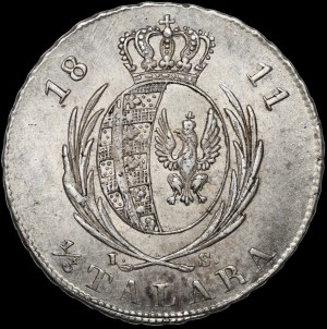 Duchy of Warsaw, 1/3 thaler 1811 IS, Warsaw - beautiful