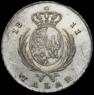 Duchy of Warsaw Thaler 1811 IB, Warsaw - beautiful