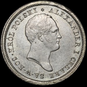 Congress Kingdom, Alexander I, 2 gold 1821 IB, Warsaw