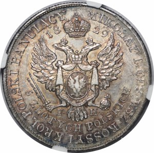 Congress Kingdom, Nicholas I, 5 gold 1829 FH, Warsaw