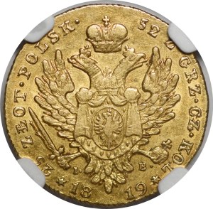 Congress Kingdom, Alexander I, 25 zlotys 1819 IB, Warsaw