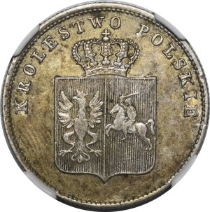 The November Uprising, 2 zloty 1831 KG - with visors
