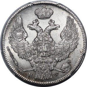 Poland, Russian Partition, 30 kopecks = 2 zlotys 1839 MW, Warsaw