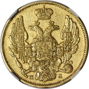 olska, Russian annexation, 3 rubles = 20 zlotys 1834 СПБ/ПД, St. Petersburg