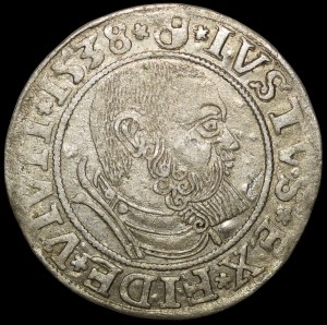 Ducal Prussia, Albrecht Hohenzollern, Grosz 1538, Königsberg