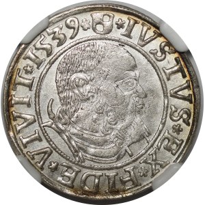 Prusy Książęce, Albrecht Hohenzollern, Grosz 1539, Królewiec