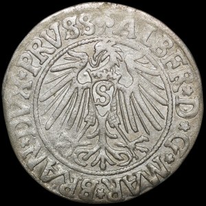 Ducal Prussia, Albrecht Hohenzollern, Grosz 1542, Königsberg