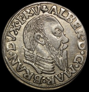 Ducal Prussia, Albrecht Hohenzollern, Trojak 1546, Königsberg - undescribed