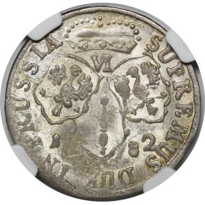 Niemcy, Brandenburgia-Prusy, Fryderyk Wilhelm Hohenzollern, Szóstak 1682 HS Królewiec
