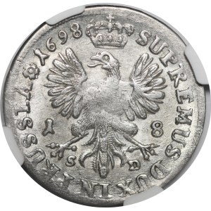Niemcy, Brandenburgia-Prusy, Fryderyk I Hohenzollern, elektor Brandenburgii jako Fryderyk III, Ort 1698 SD Królewiec