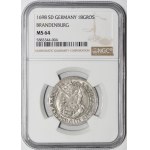 Niemcy, Brandenburgia-Prusy, Fryderyk I Hohenzollern, elektor Brandenburgii jako Fryderyk III, Ort 1698 SD Królewiec
