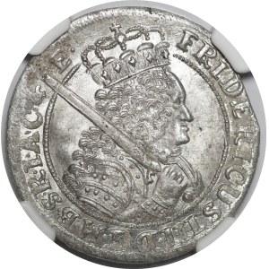 Niemcy, Brandenburgia-Prusy, Fryderyk I Hohenzollern, elektor Brandenburgii jako Fryderyk III, Ort 1699 SD Królewiec - piękny