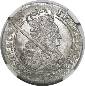 Germany, Brandenburg-Prussia, Frederick I Hohenzollern, Elector of Brandenburg as Frederick III, Ort 1699 SD Königsberg - beautiful