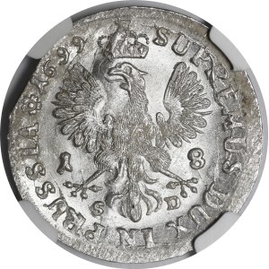 Niemcy, Brandenburgia-Prusy, Fryderyk I Hohenzollern, elektor Brandenburgii jako Fryderyk III, Ort 1699 SD Królewiec - piękny
