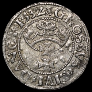 Sigismund I the Old, Grosz 1532, Gdańsk