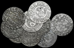 Sigismund III Vasa and Gustav II Adolf, Half-track - set (pcs. 9)