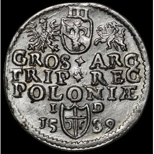Zygmunt III Waza, Trojak 1589, Olkusz
