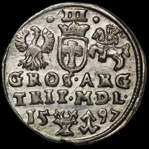 Sigismund III Vasa, Troika 1597, Vilnius - variant
