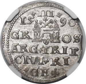 Sigismund III Vasa, Troika 1590, Riga - small bust - beautiful