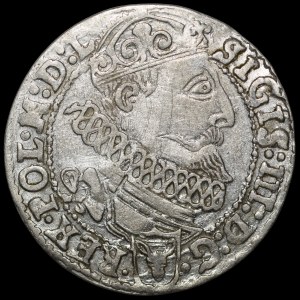 Zygmunt III Waza, Sixpence 1627, Kraków.