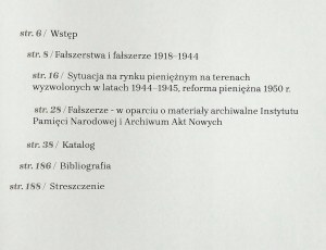 P. Chabrzyk: WHO COUNTERFEITS OR FORGES POLISH MONEY....
