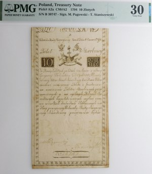 10 gold 1794 - ser. B