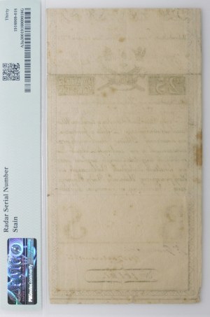 25 gold 1794 - filigree [PIETER DE VRIES] - ser. A - no. 16161