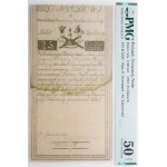 25 złotych 1794 - filigran [PIETER DE VRIES] - ser. B - nr 5528 - kolor