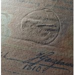 50 złotych 1794 - ser. B - nr 1810 - niski numer