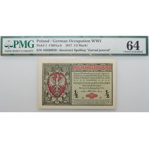 1/2 marki polskiej 1916 - jenerał A