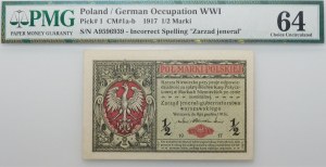 1/2 of the Polish mark 1916 - jeneral A