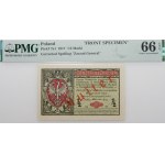 1/2 marki polskiej 1916 - WZÓR - Generał - awers