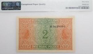 2 Polish marks 1916 - General B - BEAUTIFUL