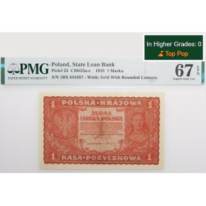 1 Polish mark 1919 - I Ser. BX