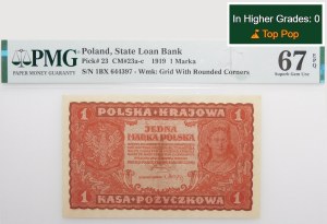 1 Polish mark 1919 - I Ser. BX