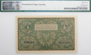 5 Polish marks 1919 - II Ser. A - first series