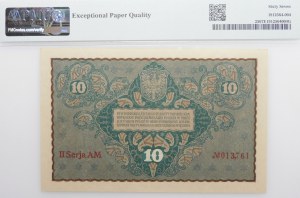 10 Polish marks 1919 - II Ser. AM